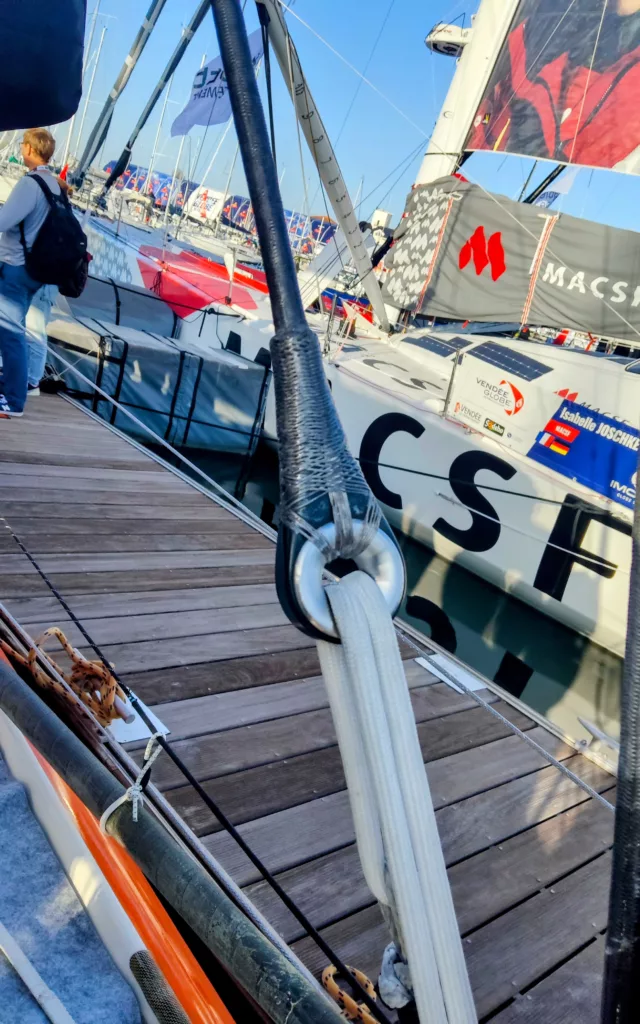 Câbles textiles et Loop DEN-RAN sur une Imoca du Vendée Globe